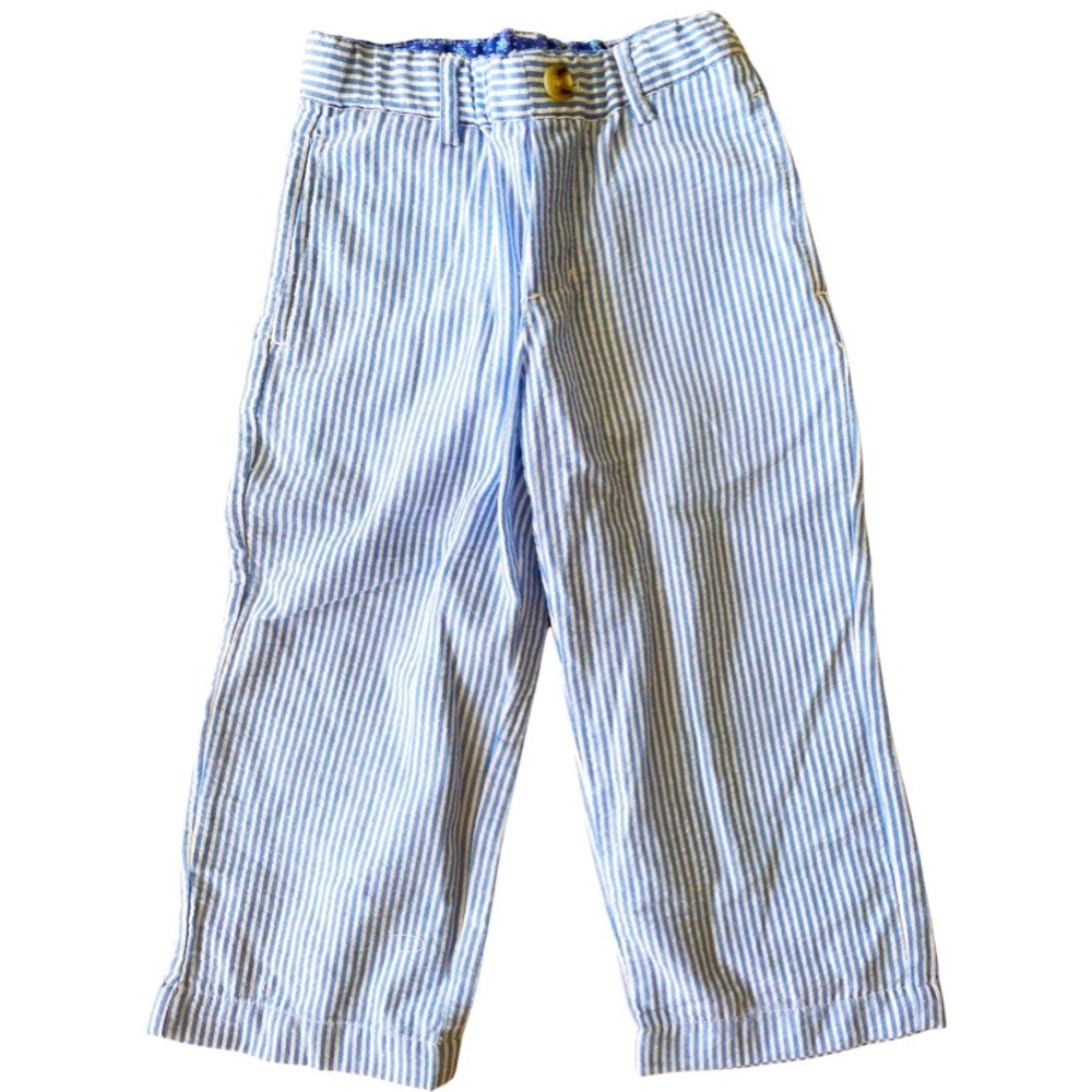 Size: 2T Toddler Boys Seersucker Pant by J. Bailey